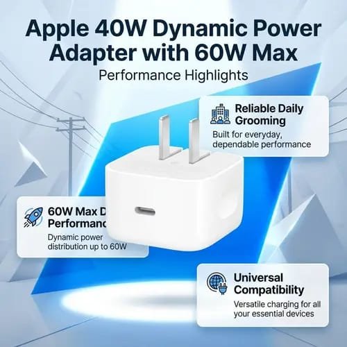 Apple 40W Adaptor (2 Pin)