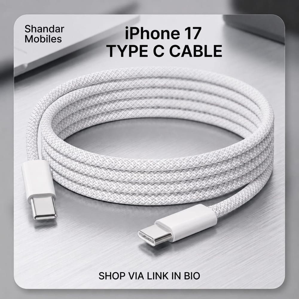 Original Type-C to Type-C Cable (iPhone 15-17 Pro Max Series)